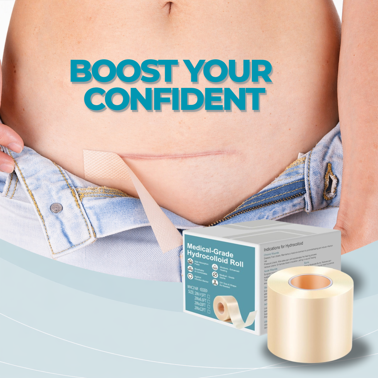 ShobKisu Bd - Hydrocolloid Medical Grade Tape Acne Patch, Blister Bandage & Scars Care.