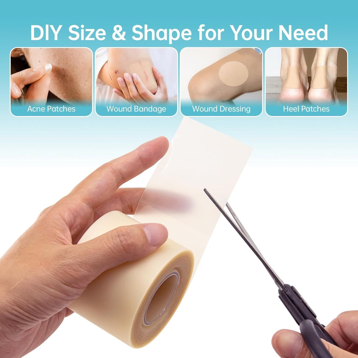 ShobKisu Bd - Hydrocolloid Medical Grade Tape Acne Patch, Blister Bandage & Scars Care.