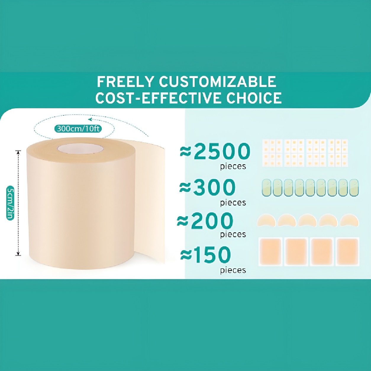 ShobKisu Bd - Hydrocolloid Medical Grade Tape Acne Patch, Blister Bandage & Scars Care.