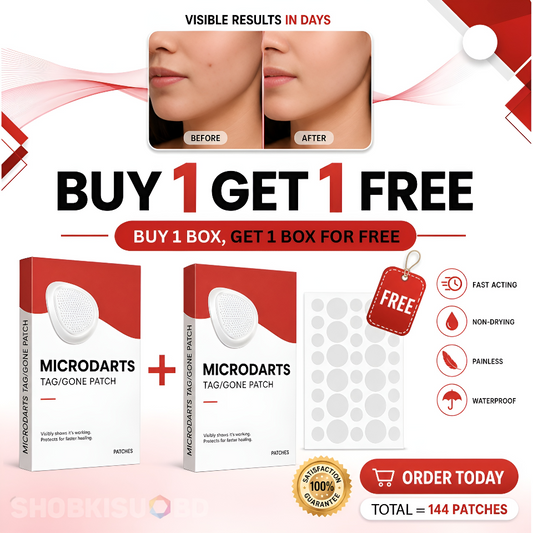 Microdarts Tag Gone Patch – Remove Skin Tags, Warts, Moles & Oil Clogs.